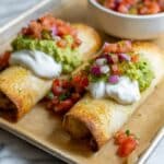 Easy Baked Chicken Chimichangas Recipe
