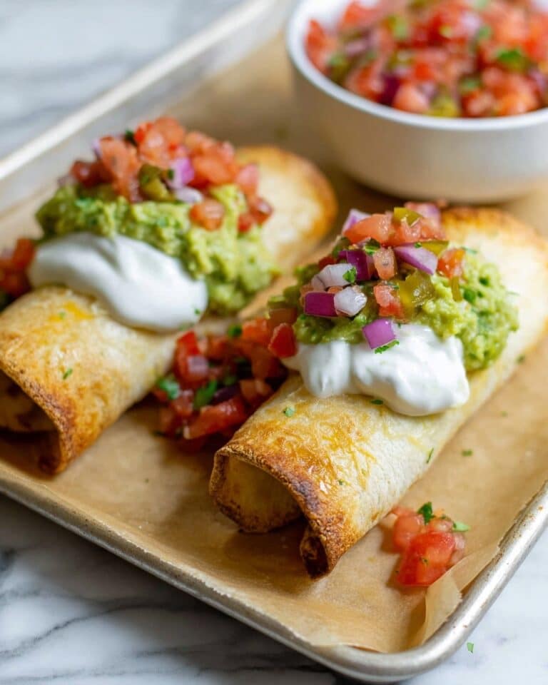 Easy Baked Chicken Chimichangas Recipe