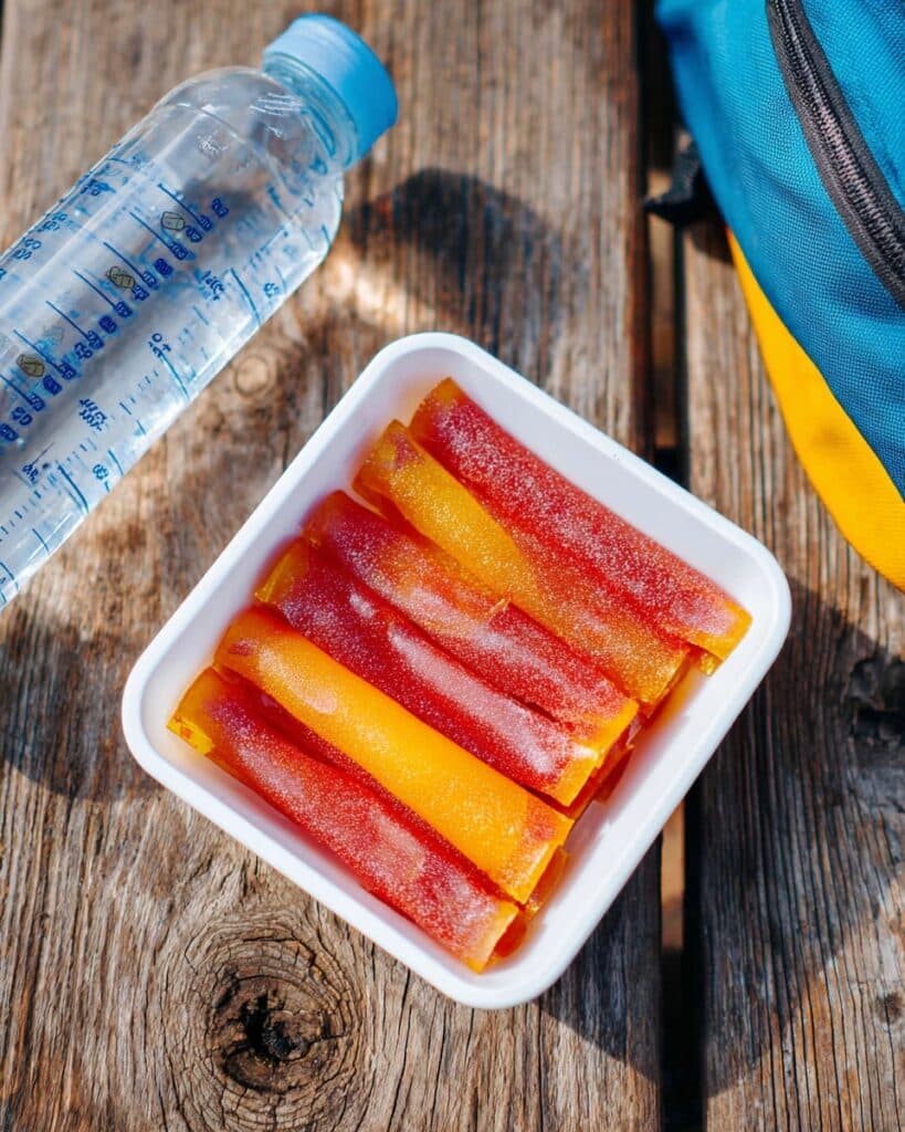Tie-Dye Mango Strawberry Fruit Leathers Recipe