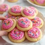 Sugar Cookie Cups with Cream Cheese Buttercream Frosting Recipe