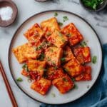 Pan Fried Tofu with Sweet and Sour Sauce Recipe