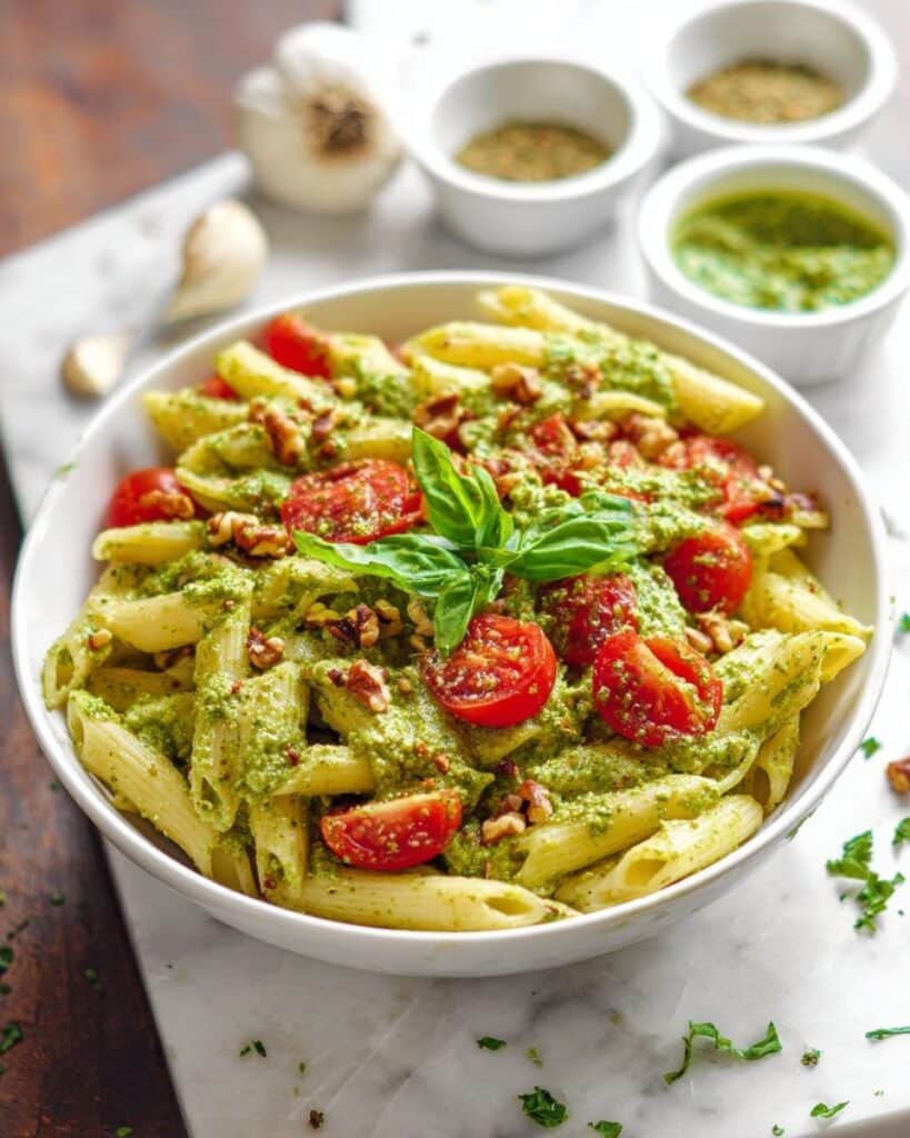 Basil Pesto Pasta Recipe