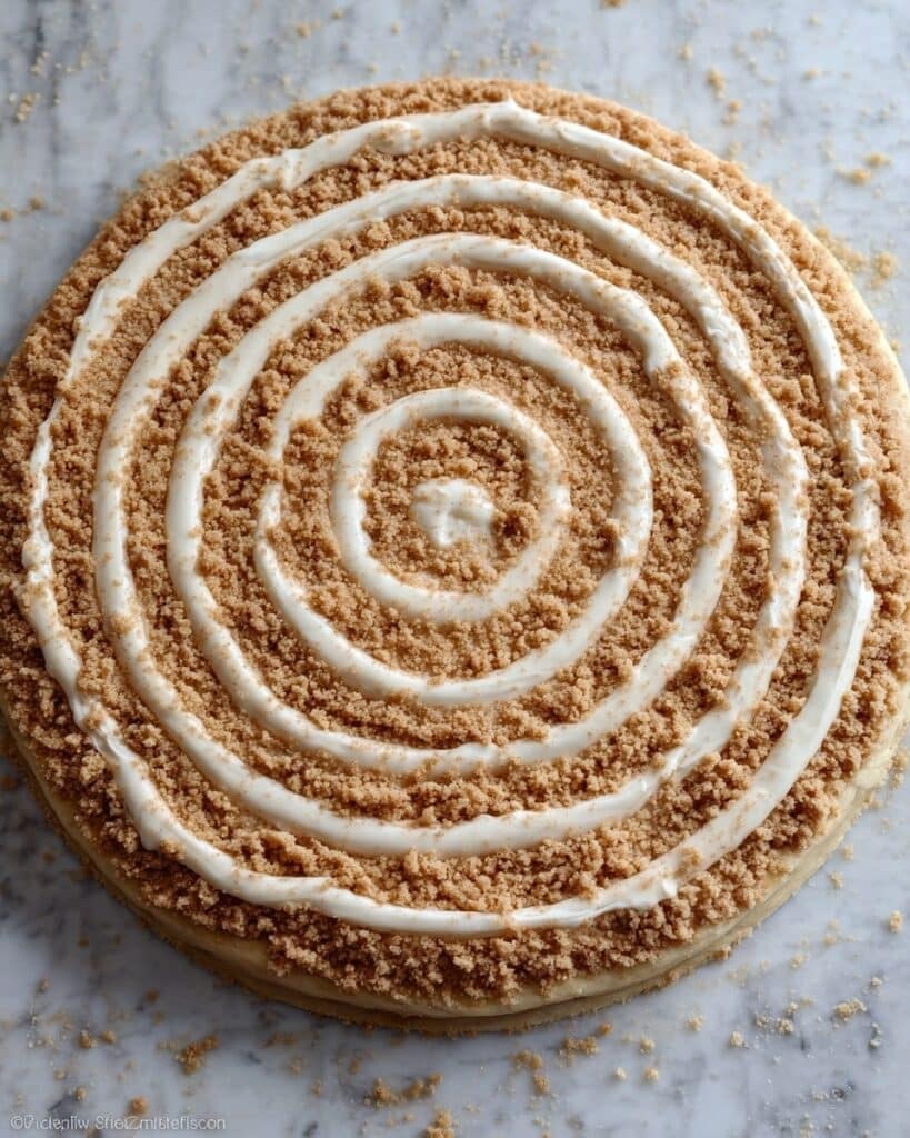 Cinnamon Crumb Dessert Pizza Recipe