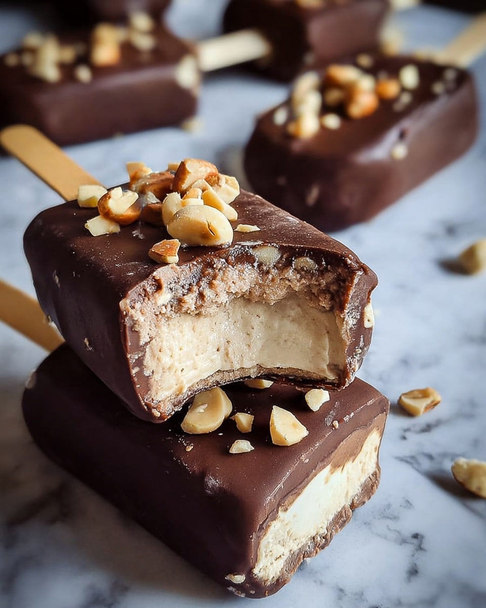 Frozen Peanut Butter Yogurt Bars Recipe