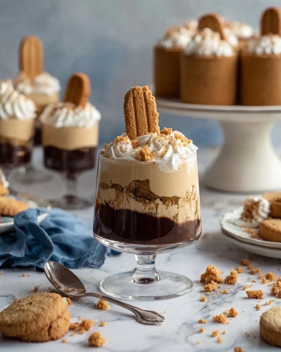 Decadent Coffee Mousse with Biscotti Crumbs Recipe
