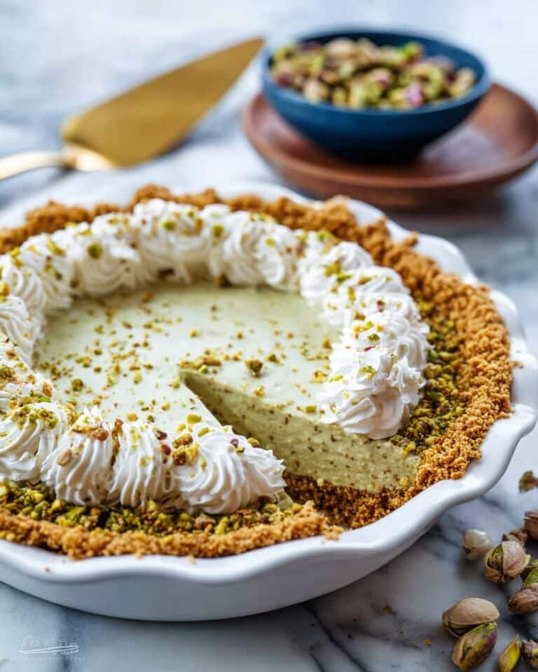 Pistachio Custard Pie Recipe