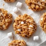 Crumbl No-bake Marshmallow Peanut Butter Cornflake Cookies Recipe