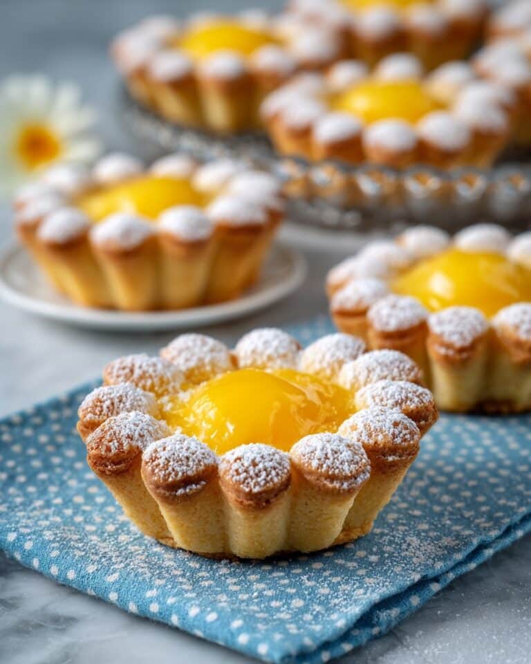 Mini Lemon Flower Tarts Recipe