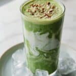 Matcha Banana Breakfast Smoothie with Toasted Pecans Recipe