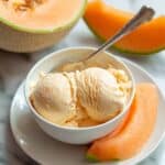 Cantaloupe Sea Salt Ice Cream Recipe