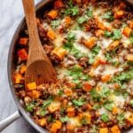 Southwest Ground Beef and Sweet Potato Skillet Recipe