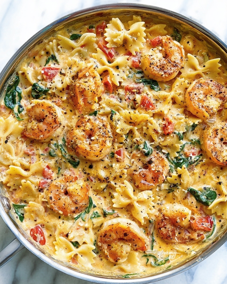 Tuscan Shrimp Pasta Recipe