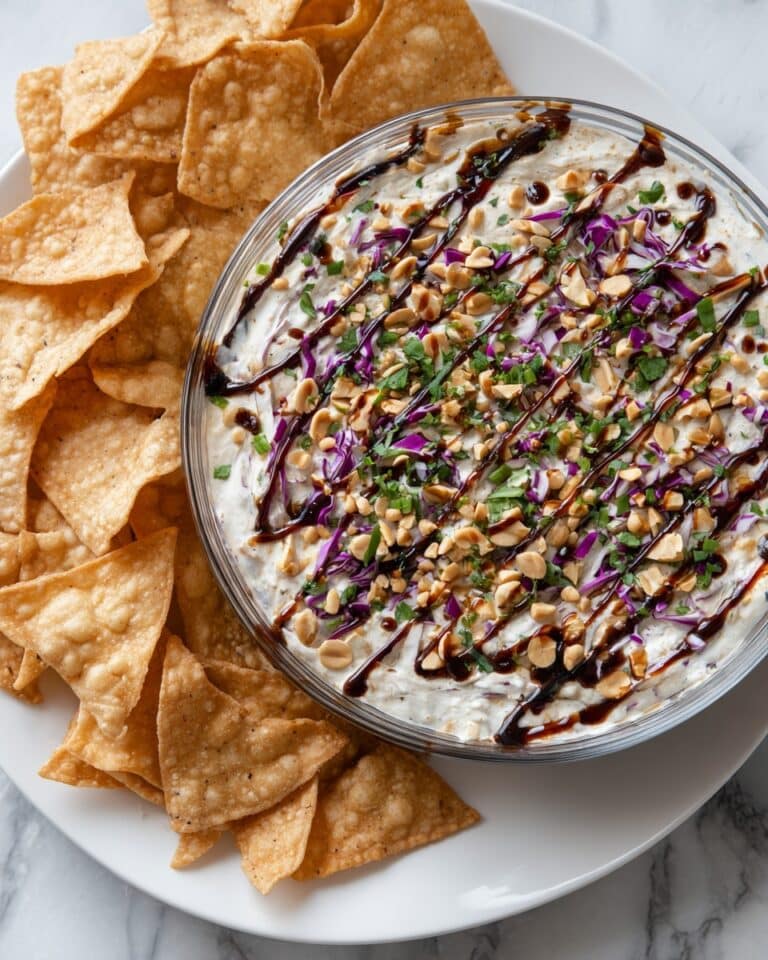 Gluten-Free Hoisin Chicken 7 Layer Dip Recipe