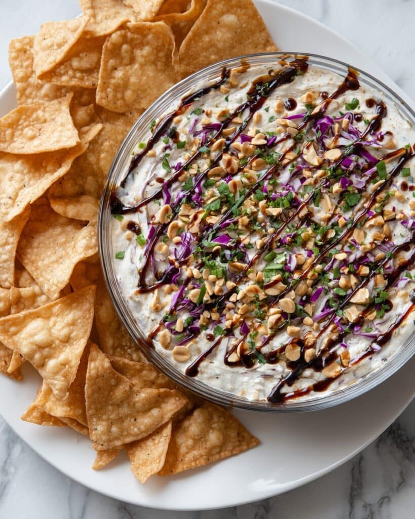 Gluten-Free Hoisin Chicken 7 Layer Dip Recipe