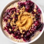 Blueberry Pie Overnight Oats Recipe