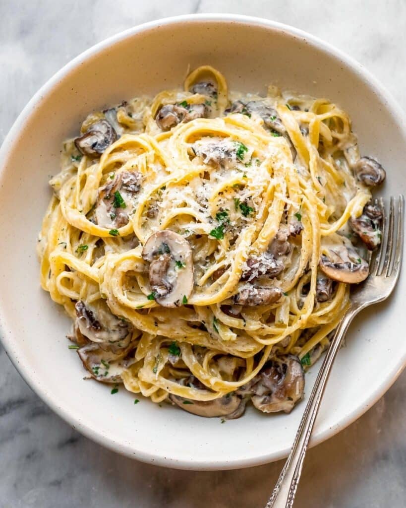 Creamy Mushroom Pasta Recipe