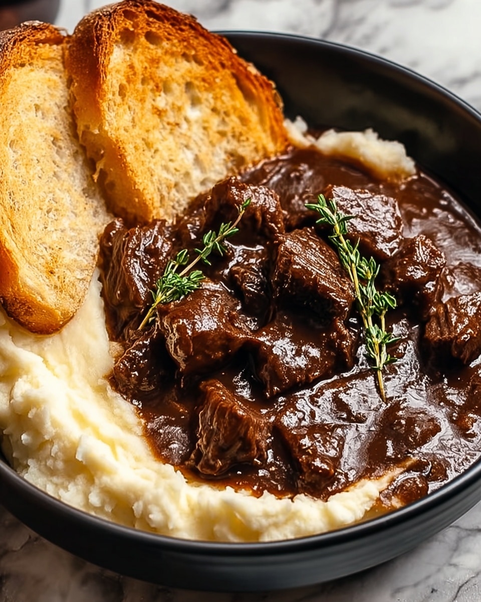 Slow Cooker Beef Manhattan: Hearty Comfort in Every Bite Recipe