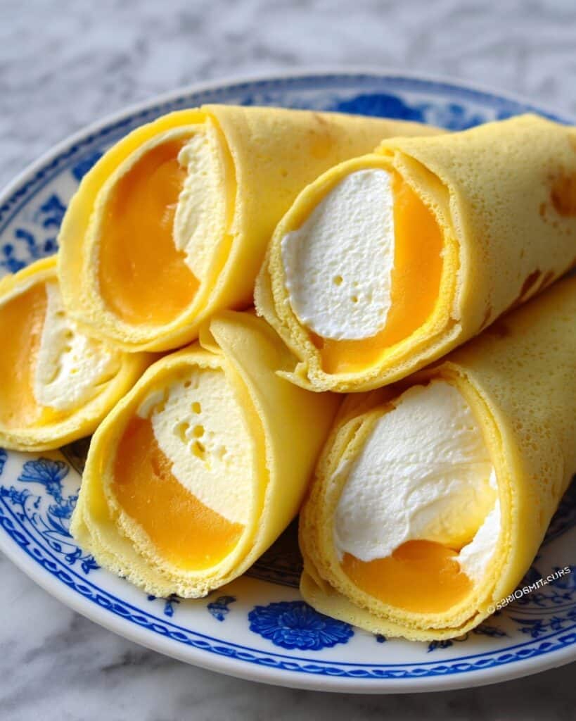 Pillowy Mango Pancakes with Whipped Chantilly Cream Recipe
