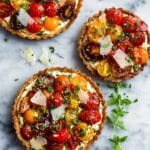 Cheese and Tomato Tart with Herb and Cheddar Crust Recipe