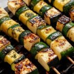 Irresistible Garlic Butter Zucchini Skewers Recipe