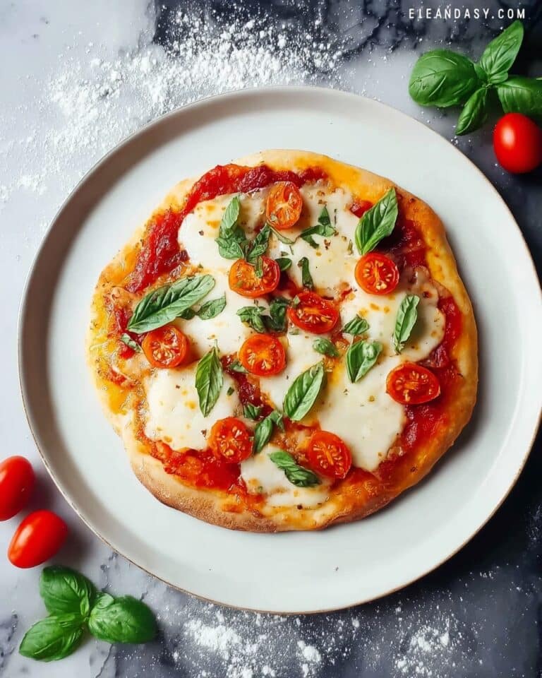 Easy No Yeast Pizza Dough (2 Ingredients) Recipe