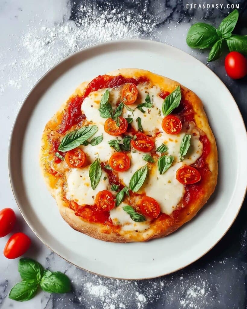 Easy No Yeast Pizza Dough (2 Ingredients) Recipe