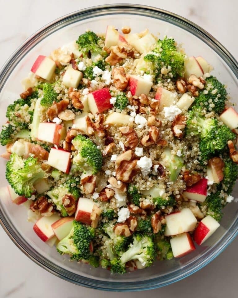Broccoli Apple Quinoa Salad Recipe