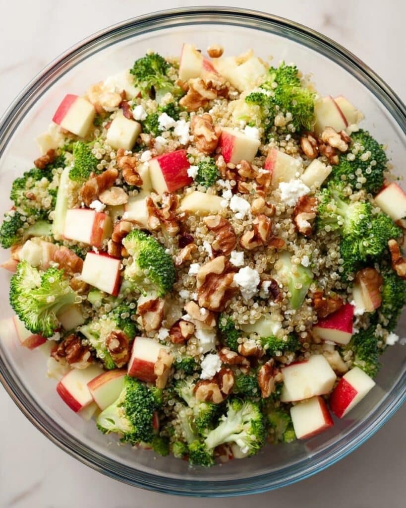 Broccoli Apple Quinoa Salad Recipe