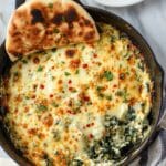 Four Cheese Spinach Artichoke Dip Recipe