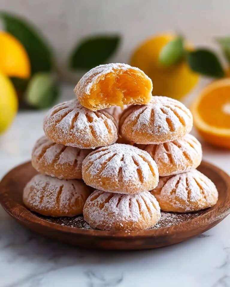 Thai Tea Mochi Crinkle Cookies Recipe