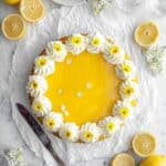 No Bake Lemon Cheesecake with Lemon Curd Recipe