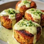 Salmon Balls with Creamy Avocado Sauce Recipe