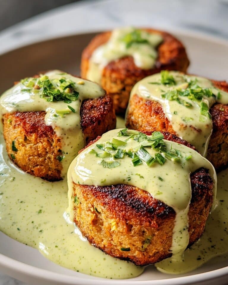 Salmon Balls with Creamy Avocado Sauce Recipe