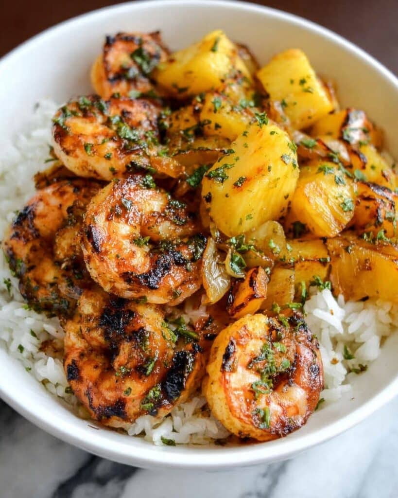 Tropical Shrimp Rice Bowl Recipe