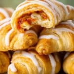 Pumpkin Pie Crescent Rolls with Maple Glaze Recipe