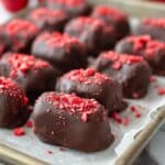 Strawberry Coconut Cream Stuffed Dates Dipped in Chocolate Recipe