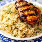 Sweet Chili Coconut-Lime Grilled Chicken with Cauliflower Rice Recipe