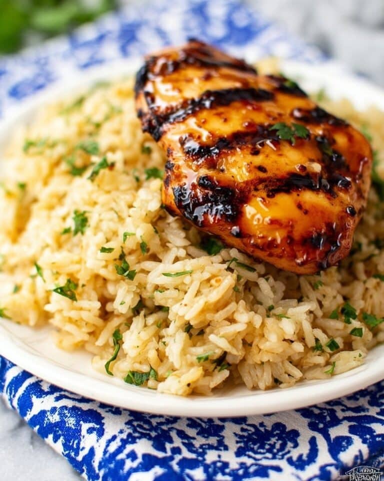 Sweet Chili Coconut-Lime Grilled Chicken with Cauliflower Rice Recipe