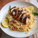 Lemon Basil Chicken Pasta Recipe