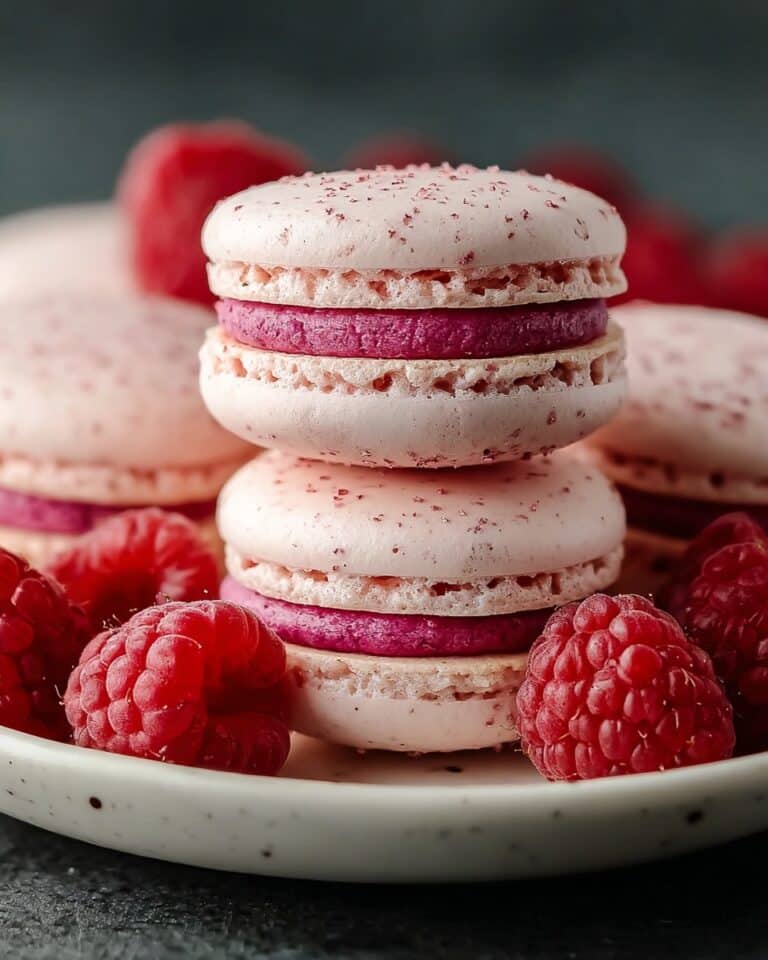 Raspberry Macarons with Raspberry Buttercream Recipe