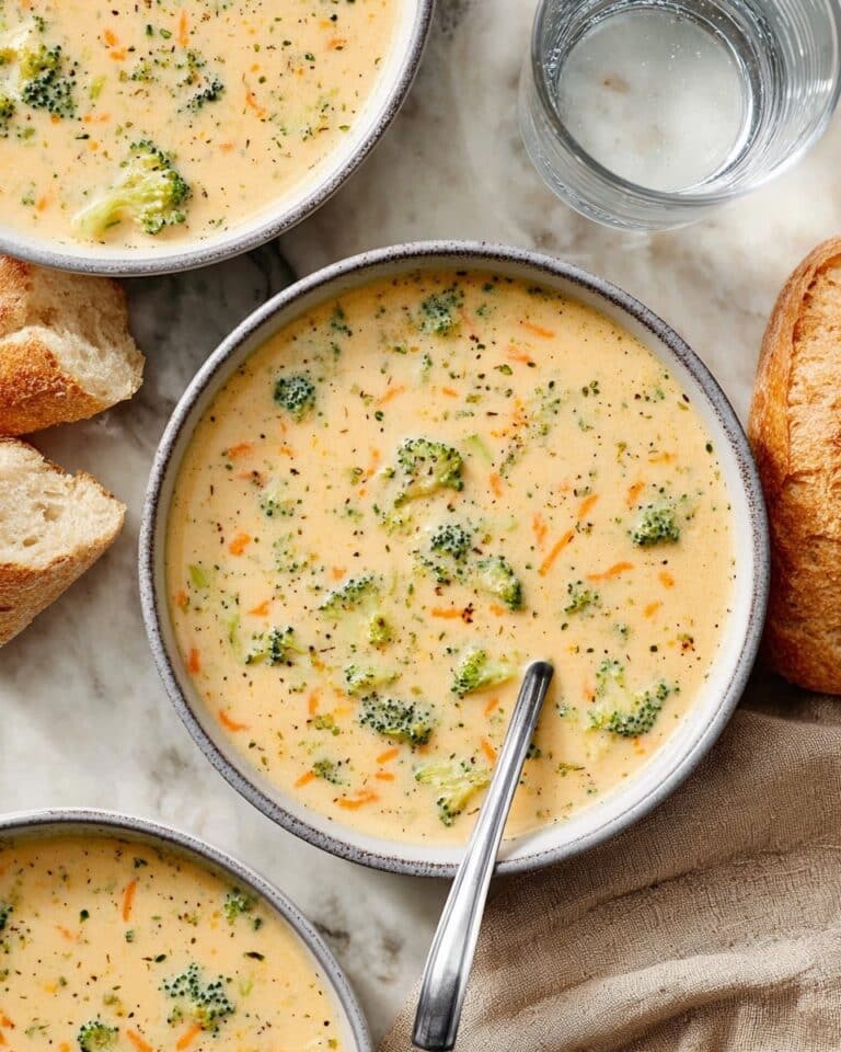 Instant Pot Broccoli Cheddar Soup Recipe