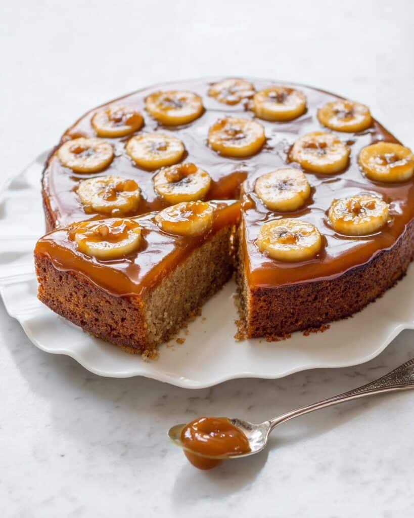 Upside-Down Banana Bread Cake Recipe