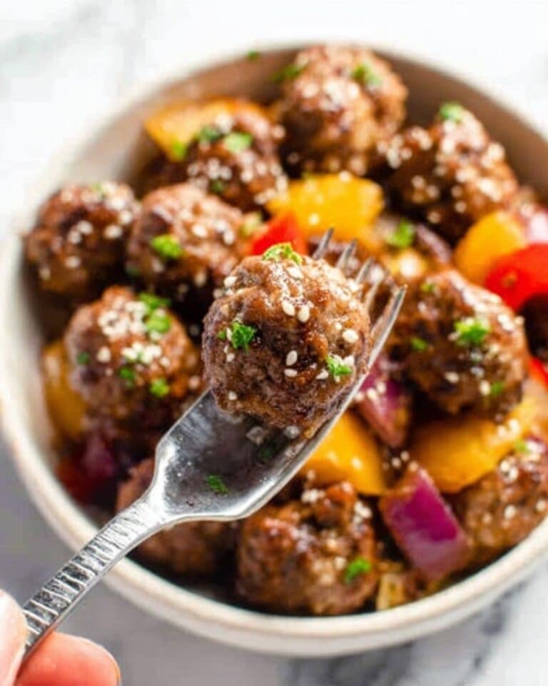 Slow Cooker Sweet and Sour Meatballs Paleo Whole30 Gluten-Free Easy Recipe