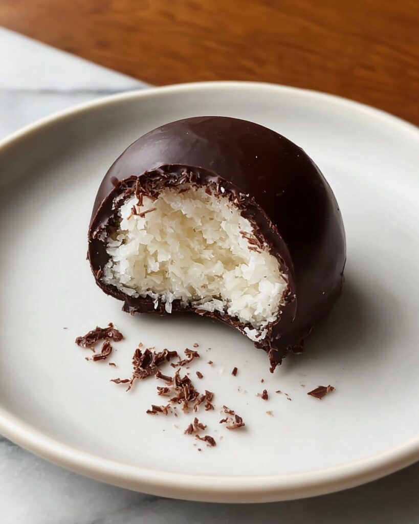 Healthy Chocolate Coconut Bites Recipe
