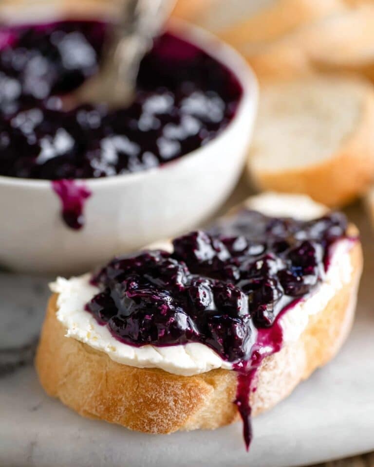 Blueberry Balsamic Goat Cheese Appetizer Recipe