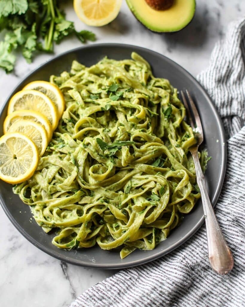 Avocado Lemon Pesto (Nut-Free + Vegan) Recipe