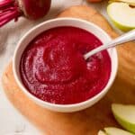 Strawberry Beet Instant Pot Applesauce Recipe