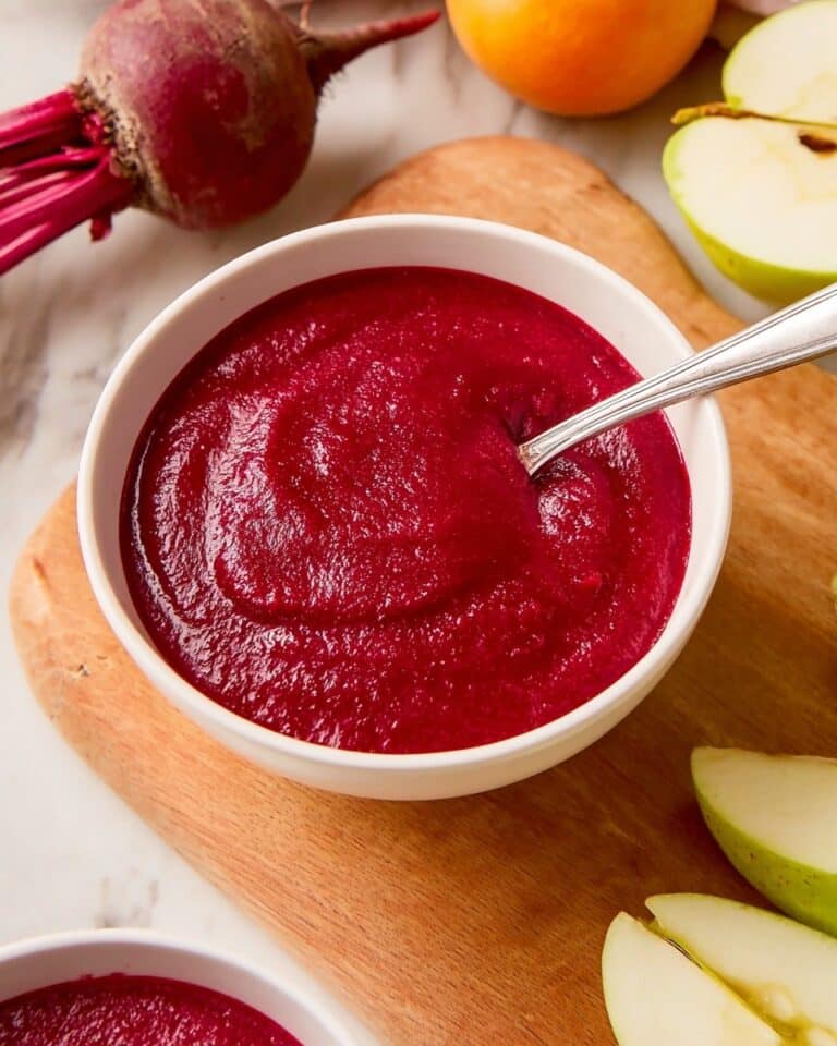 Strawberry Beet Instant Pot Applesauce Recipe