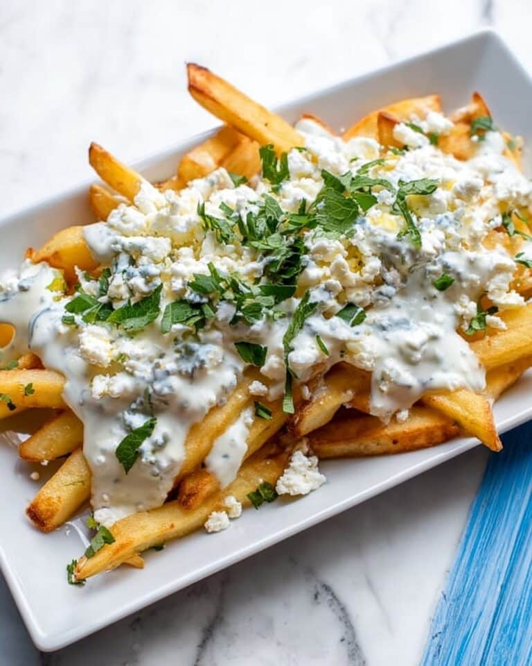 Greek Fries with Feta Cheese Recipe