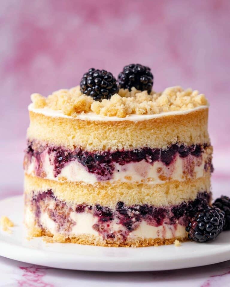 Lemon Blackberry Cake Recipe